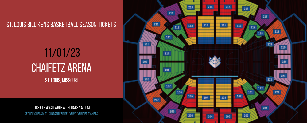 St. Louis Billikens Basketball Season Tickets at Chaifetz Arena