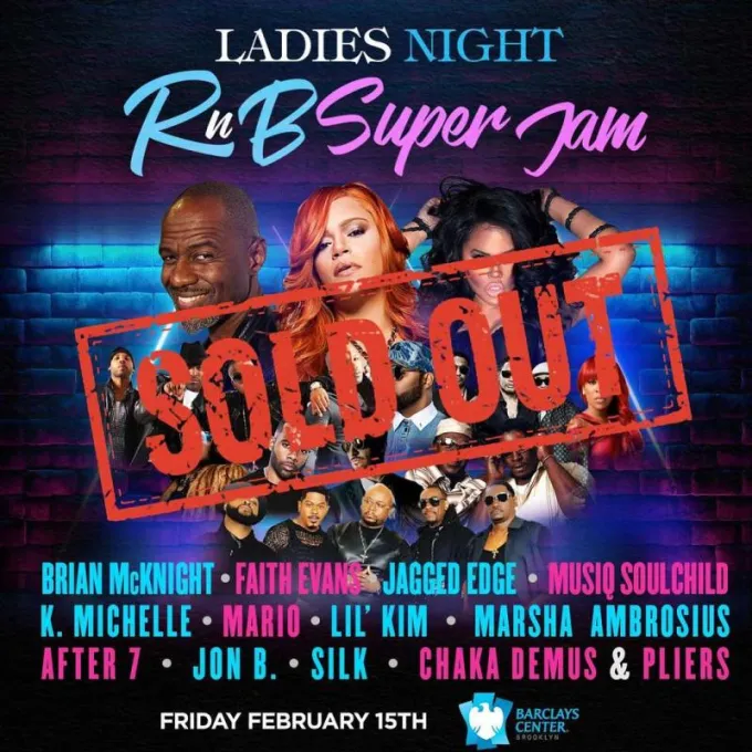 R&B Super Jam: Anthony Hamilton, Tyrese, Tamar Braxton, Brownstone & Silk